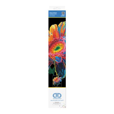 DIAMOND DOTZ 35.5CM X 45.7CM - NEON GERBERA
