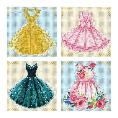 DIAMOND DOTZ 12.70CM X 12.70CM - PARTY DRESSES