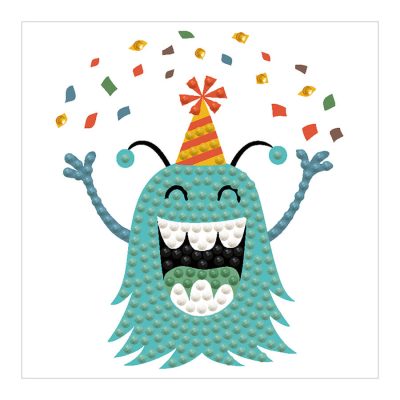 DIAMOND DOTZ 7.60CM X 7.60CM - PARTY MONSTER