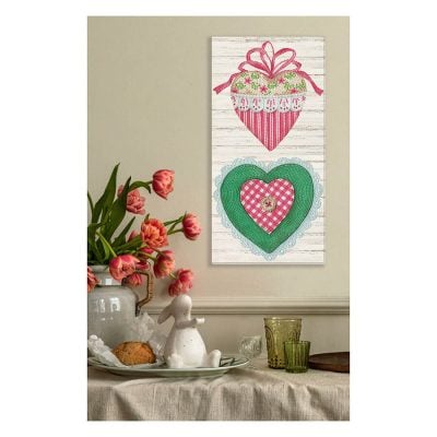 DIAMOND DOTZ 40CM X 20CM - COUNTRY HEARTS