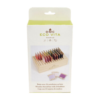 DMC ECO VITA WOODEN THREAD BOX ORGANISER