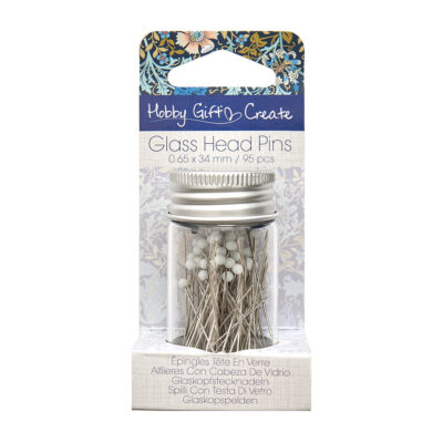 HOBBY GIFT CREATE GLASSHEAD PINS NICKLE