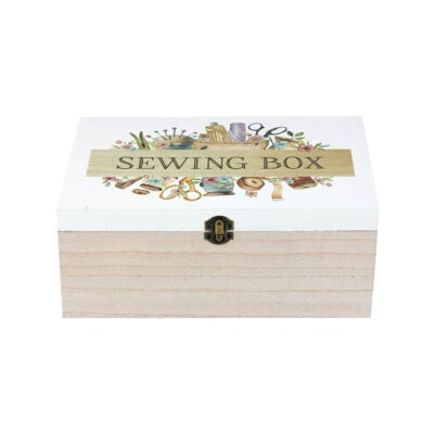 TRIMITS WOODEN SEWING BOX 300 X 200 X 120MM - 017