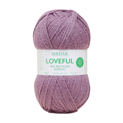 SIRDAR LOVEFUL 100% RECYCLED DK 100%ACRYLIC 100G